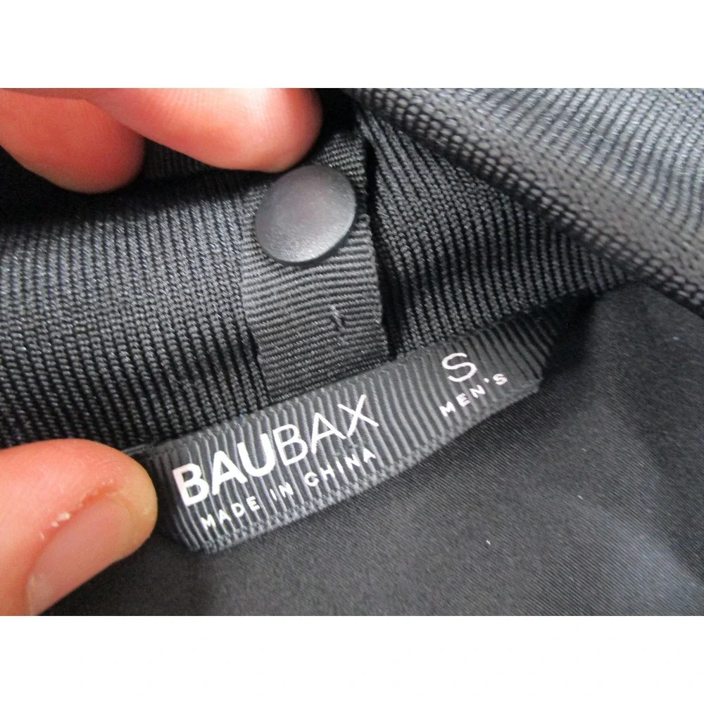BauBax Vest Mens Small Water Resistant Hooded Travel Smart Lightweight Jacket
